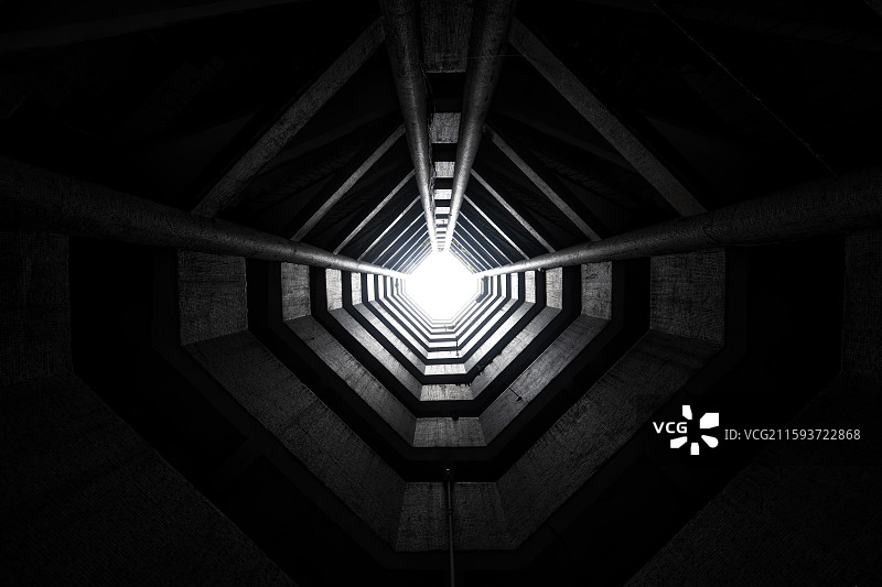 重庆网红筒子楼建筑风光图图片素材