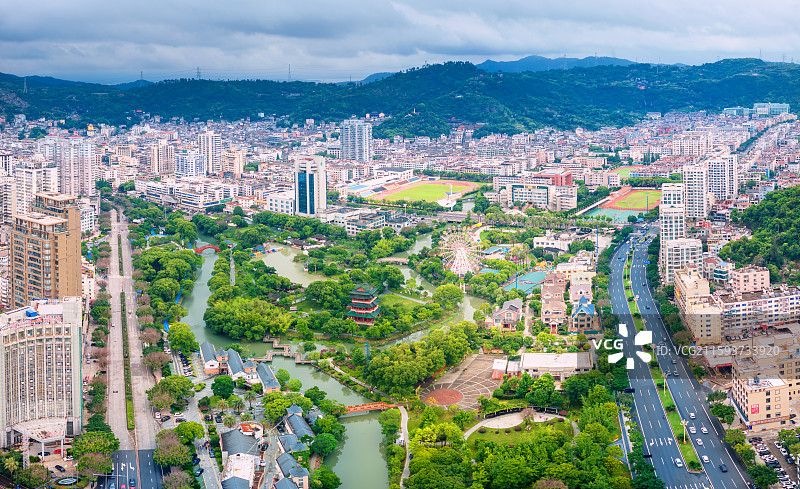 浙江玉环市玉环公园图片素材