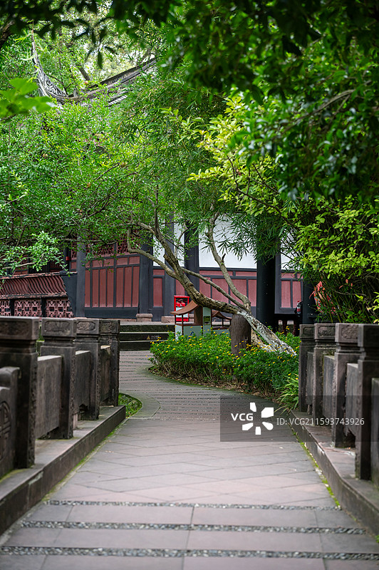 成都宝光桂湖文化旅游区图片素材