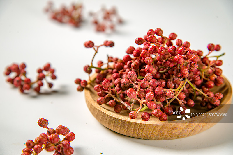 红色新鲜的花椒图片素材