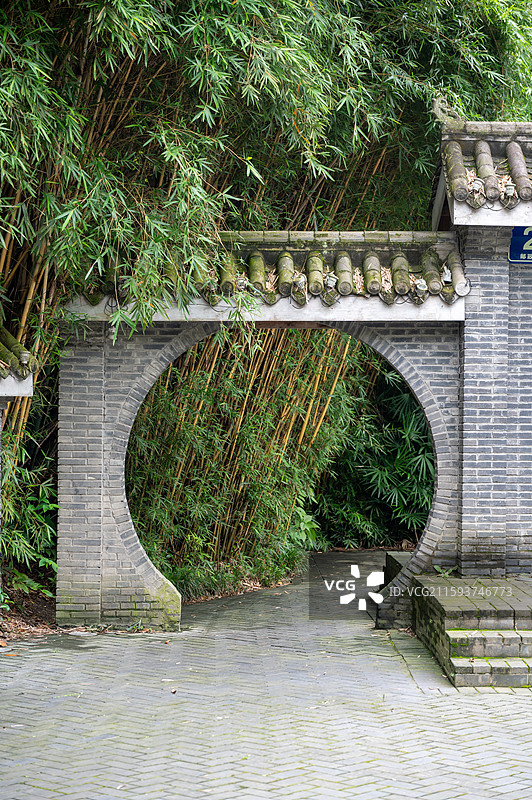 成都斑竹林图片素材