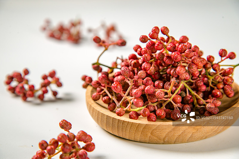 红色新鲜的花椒图片素材