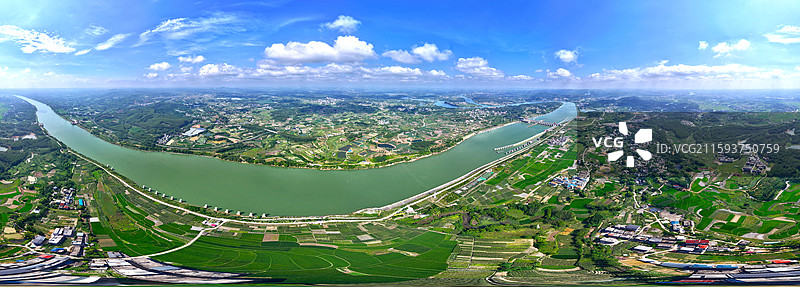 广西南宁三江口秋色宜人图片素材