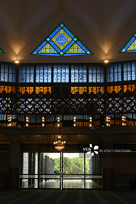 马来西亚 吉隆坡 国家清真寺图片素材