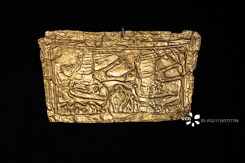 上海世博会博物馆希腊人从阿伽门农到亚历山大燕子牌饰 公元前16世纪下半叶 迈锡尼卫城墓圈A图片素材