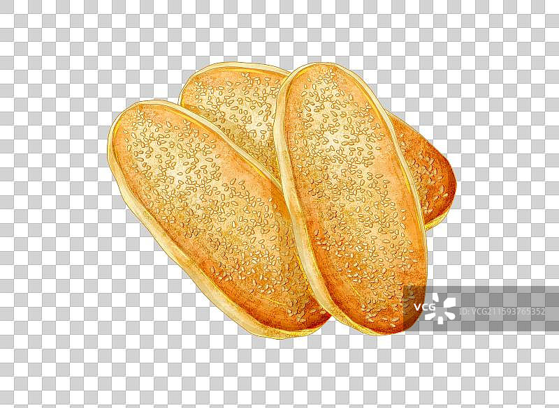 中式面点美食元素烧饼图片素材