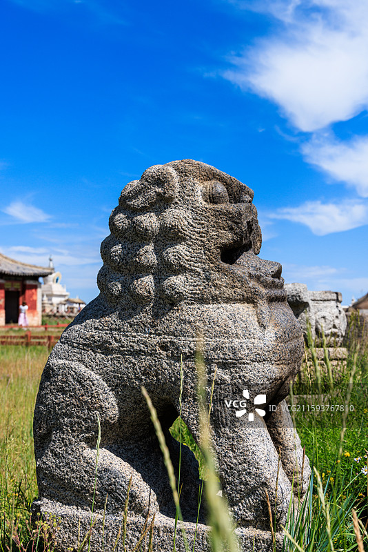 蒙古国前杭爱省元朝古都哈拉和林遗迹图片素材