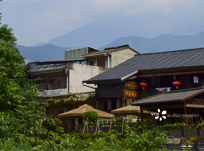 汶川水磨古镇（水磨羌城）图片素材