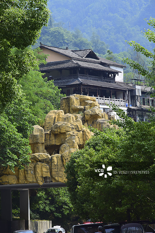 汶川水磨古镇（水磨羌城）图片素材