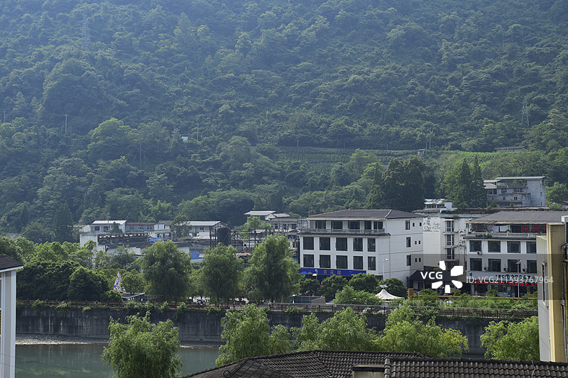 汶川水磨古镇（水磨羌城）图片素材