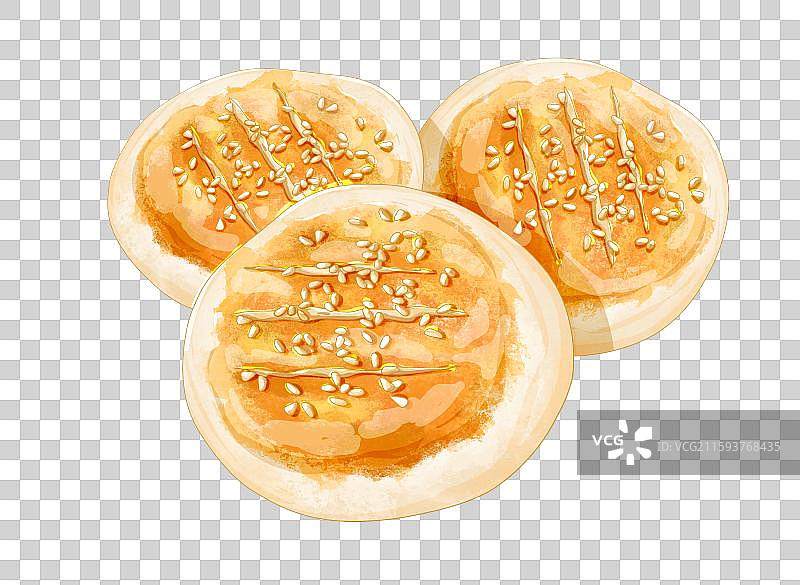 中式传统糕点素材老婆饼烧饼图片素材