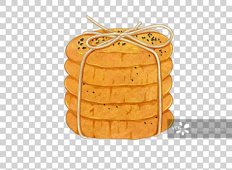 中式传统糕点素材桃酥图片素材