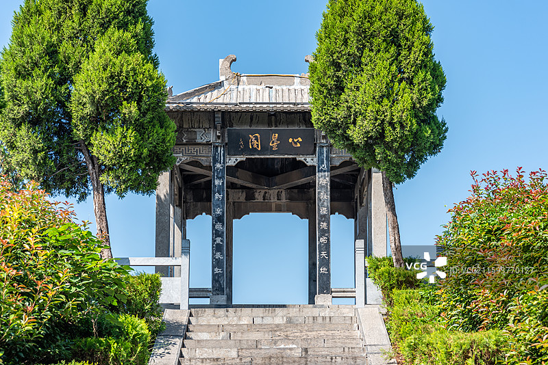 河南省鹤壁市淇县朝歌遗址公园摘星台遗址图片素材