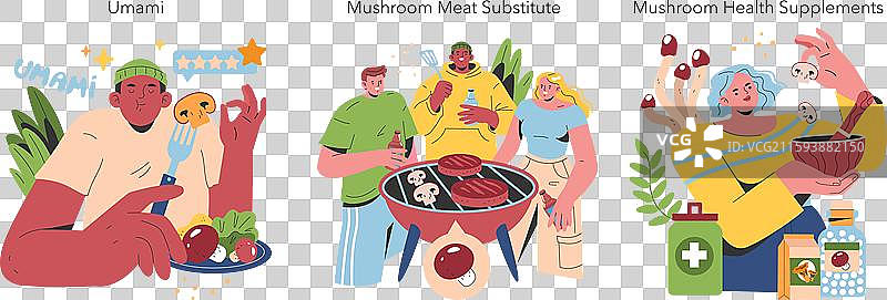 蘑菇种植平面图图片素材