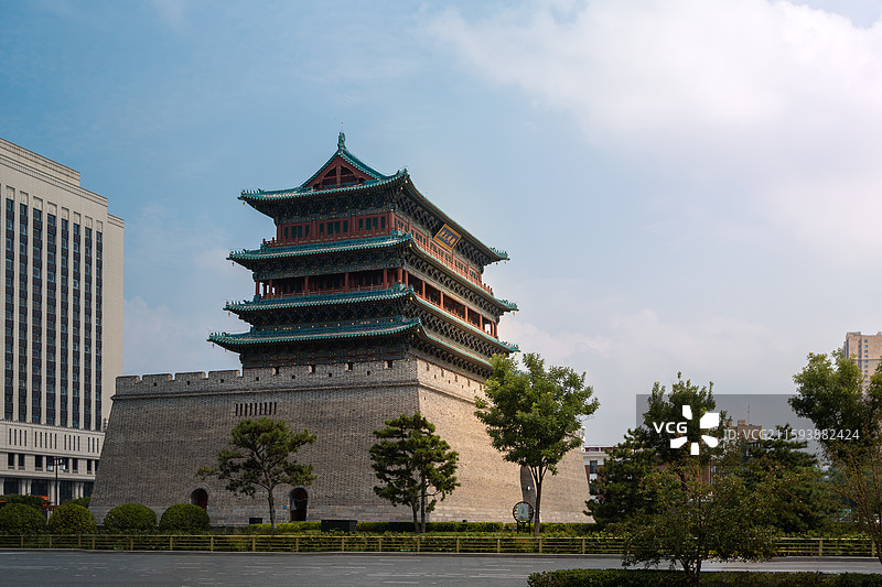 太原市五一广场首义门图片素材