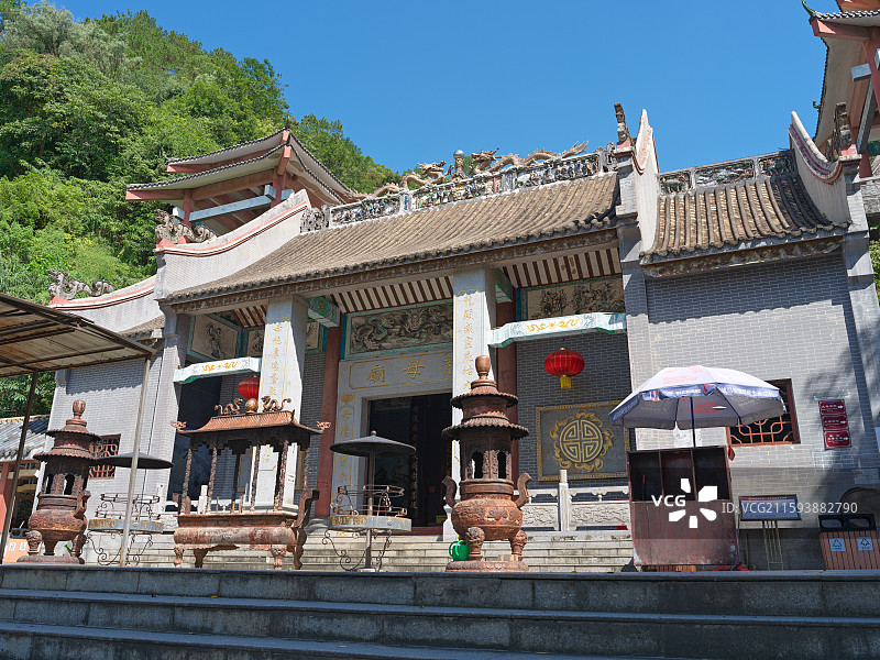 广西梧州龙母庙建筑图片素材