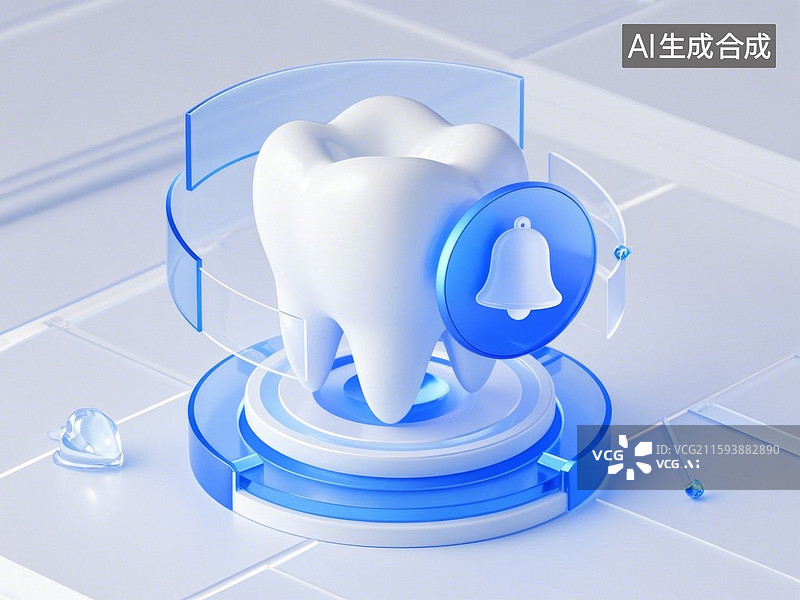 【AI数字艺术】智能牙齿保护系统图片素材