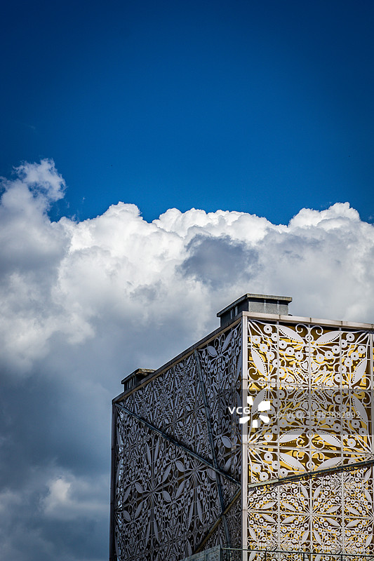 贵州 贵阳 泉湖公园 西普陀寺 古今同框图片素材