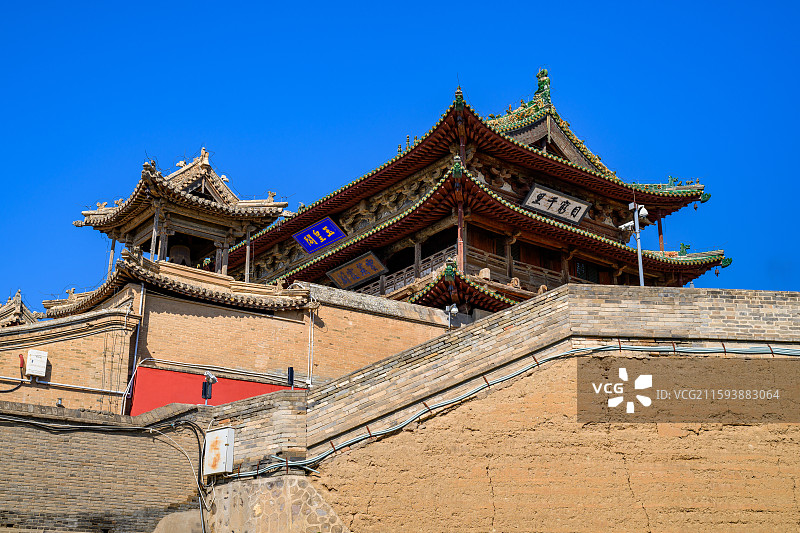 玉皇阁，蔚州古城，河北蔚县图片素材