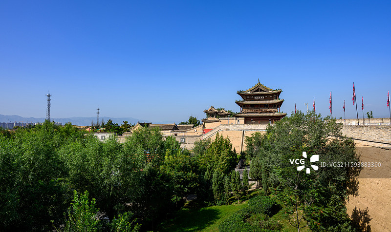 玉皇阁，蔚州古城，河北蔚县图片素材