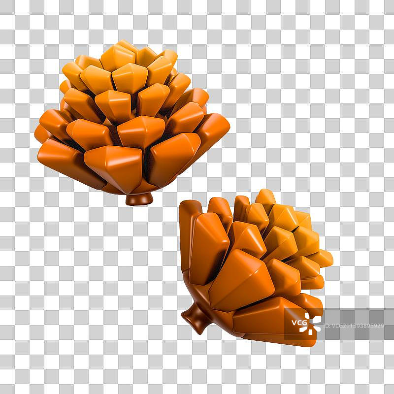 3D立体渲染元素秋日图片素材