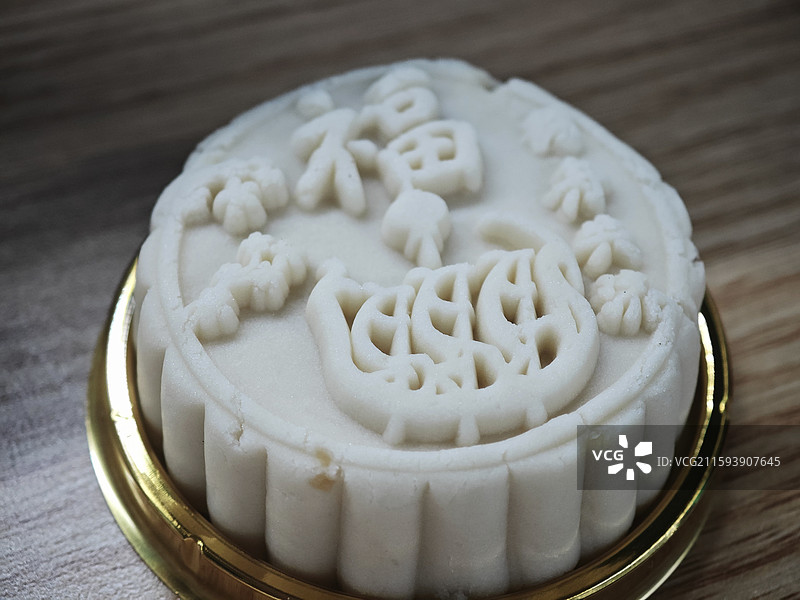 同济大学的椰蓉月饼图片素材