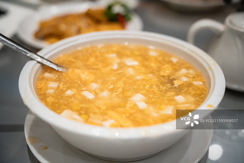 蟹黄豆腐图片素材