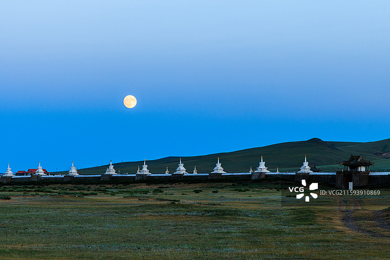 蒙古国哈拉和林草原风光图片素材