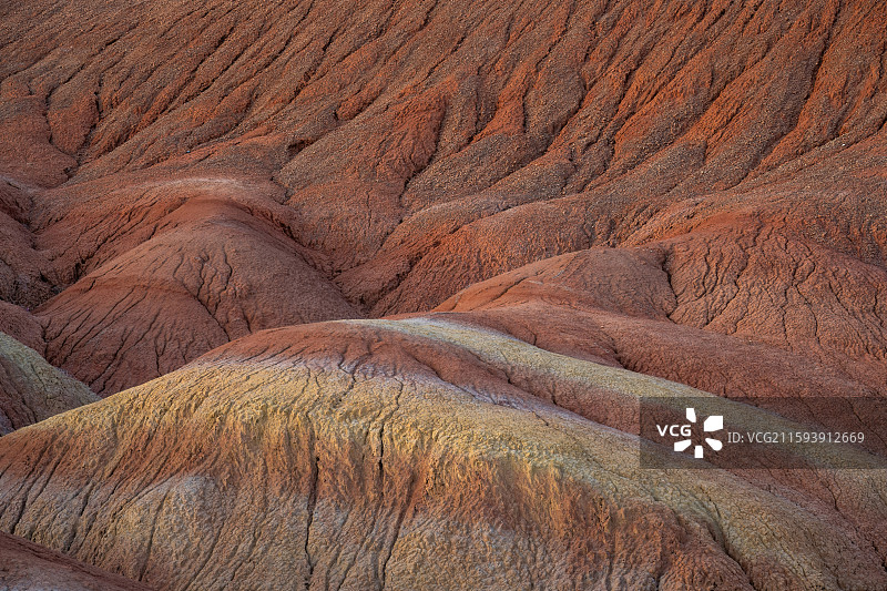 甘肃省张掖市临泽县七彩丹霞地质公园风光图片素材