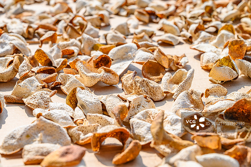 中国广东省江门市新会陈皮图片素材