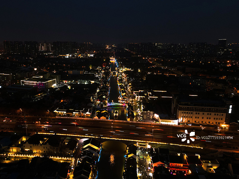 锡城地标·光影无锡·南长街图片素材