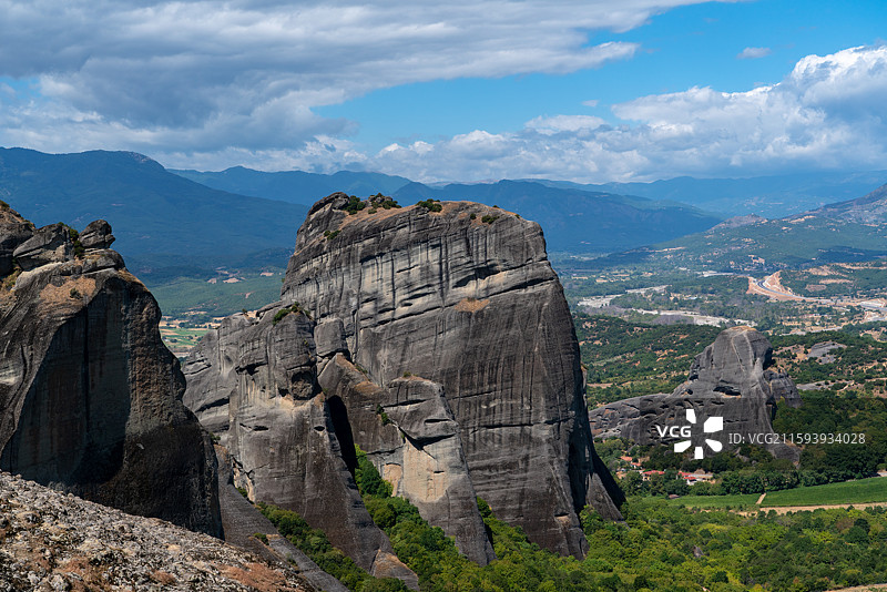 希腊卡兰巴卡梅泰奥拉天空之城图片素材