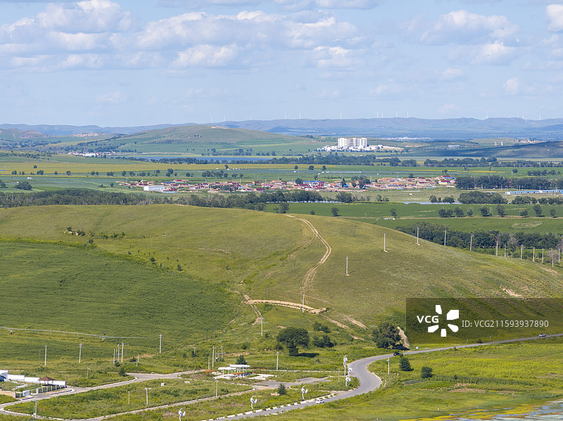 河北沽源天鹅湖夏季风光图片素材
