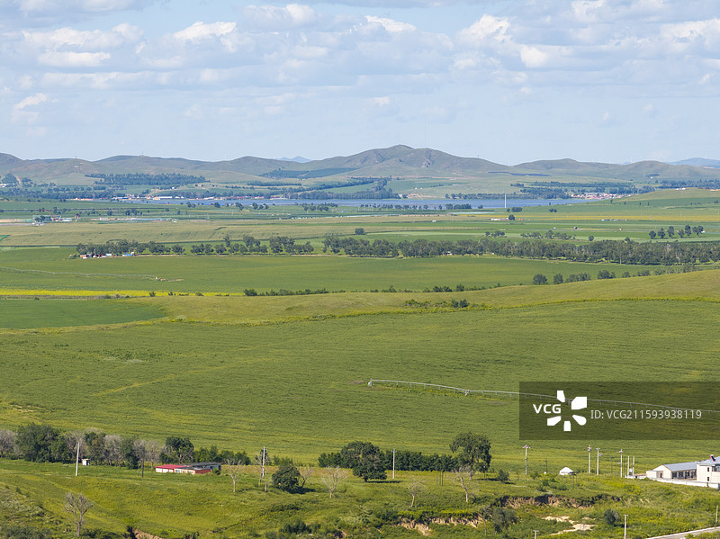 河北沽源天鹅湖夏季风光图片素材