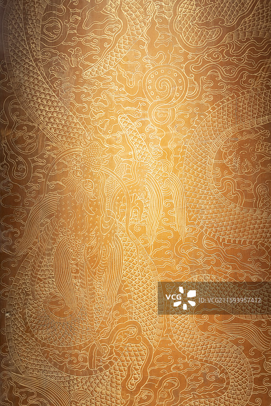 中国第一历史档案馆清代档案装具龙柜图片素材