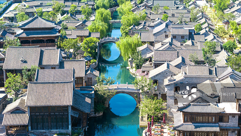 济南 章丘 明水古城 李清照故居 百脉泉图片素材