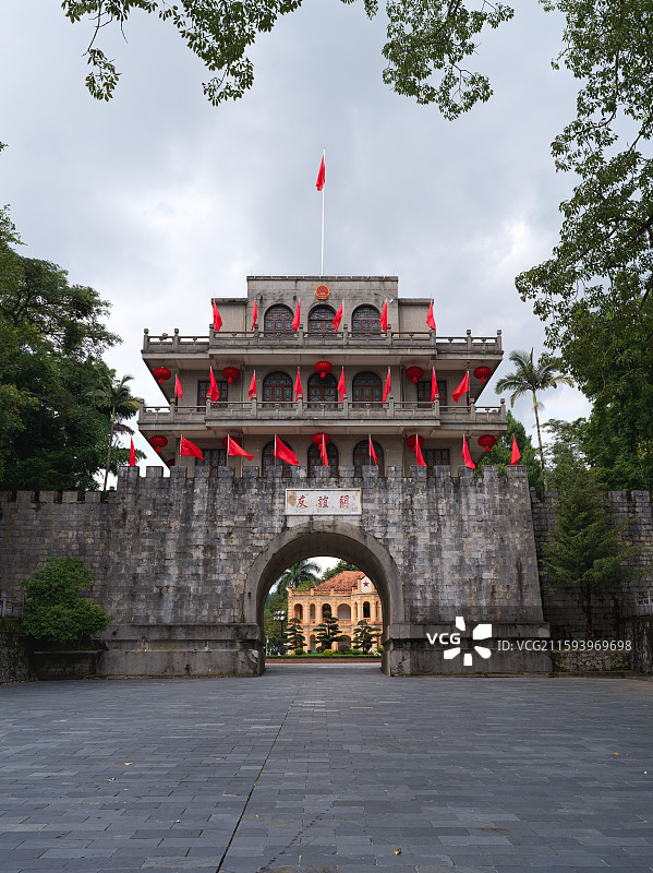 广西凭祥友谊关景区友谊关城楼图片素材