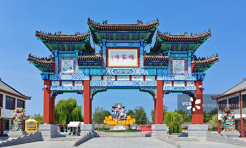 中国杨家埠民间艺术大观园图片素材