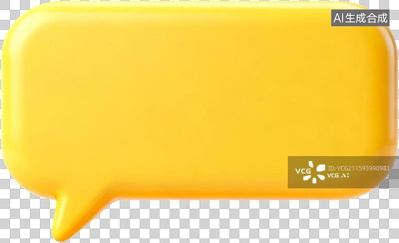 【AI数字艺术】3D卡通风格立体毛毡风消息对话框图片素材