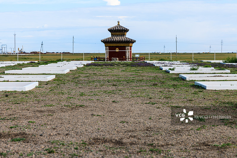 蒙古国哈拉和林元初都城万安宫遗址图片素材