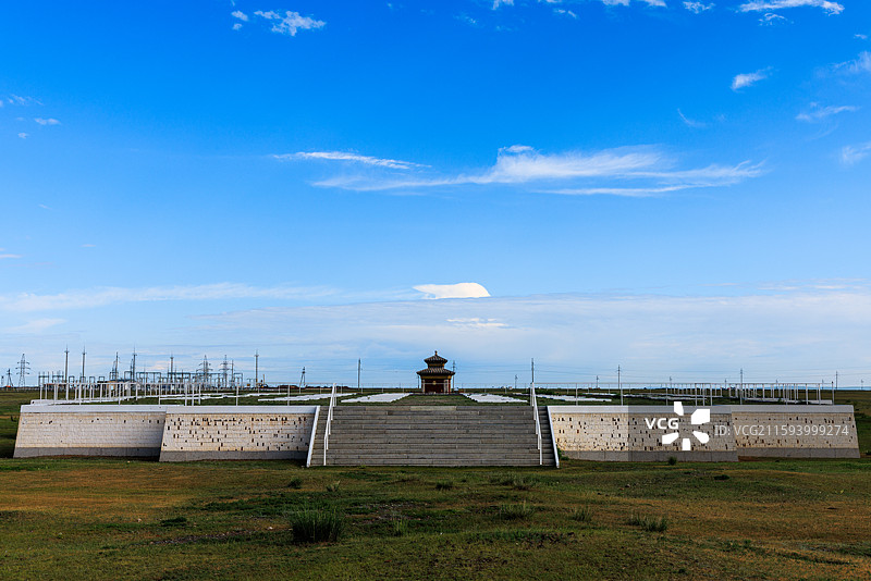 蒙古国哈拉和林元初都城万安宫遗址图片素材
