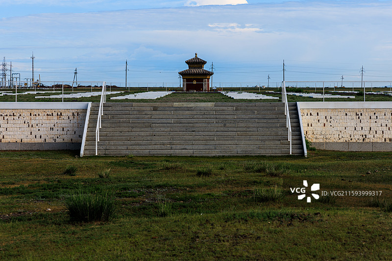 蒙古国哈拉和林元初都城万安宫遗址图片素材