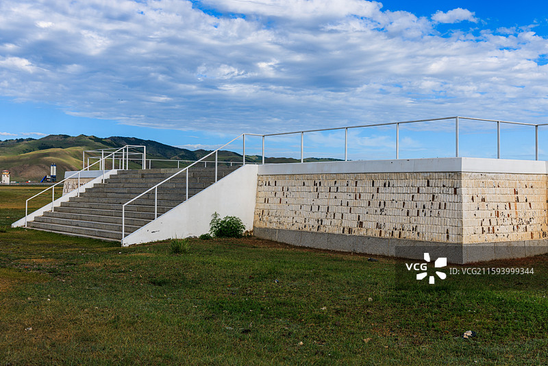 蒙古国哈拉和林元初都城万安宫遗址图片素材