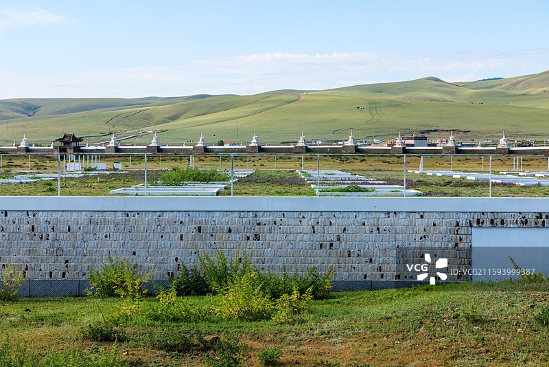 蒙古国哈拉和林元初都城万安宫遗址图片素材