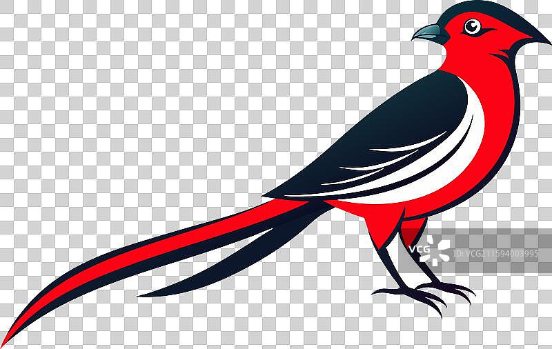 优雅的鸳鸯轮廓图片素材