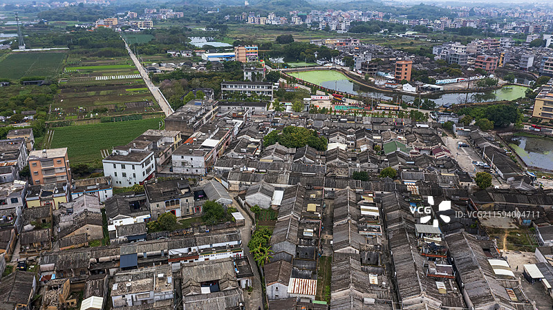 广东揭西县特色客家围屋图片素材