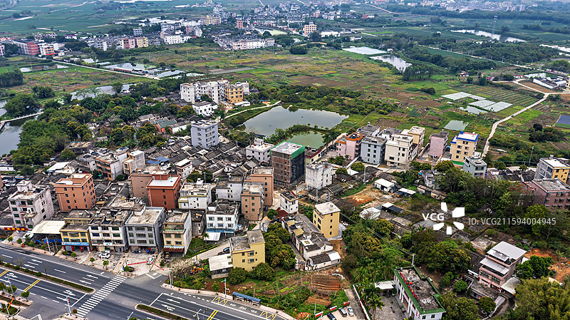 广东揭西县特色客家围屋图片素材