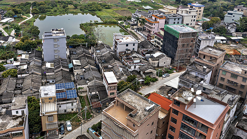 广东揭西县特色客家围屋图片素材