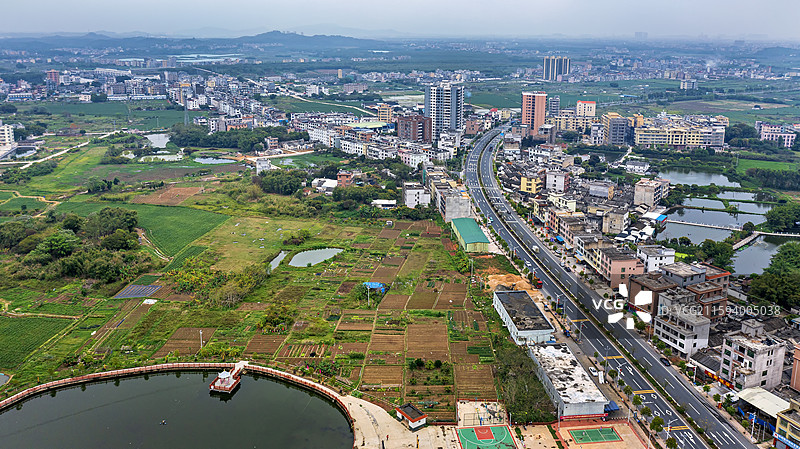 广东揭西县特色客家围屋图片素材