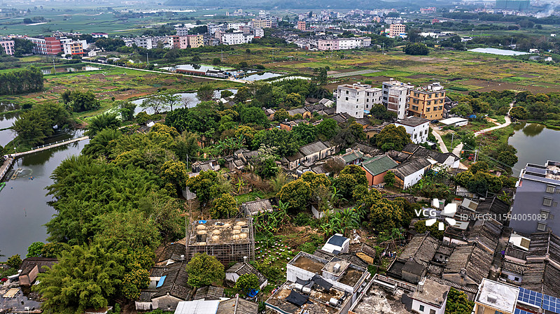 广东揭西县特色客家围屋图片素材